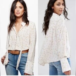 Free People Modern Muse Floral Blouse, Sz. M